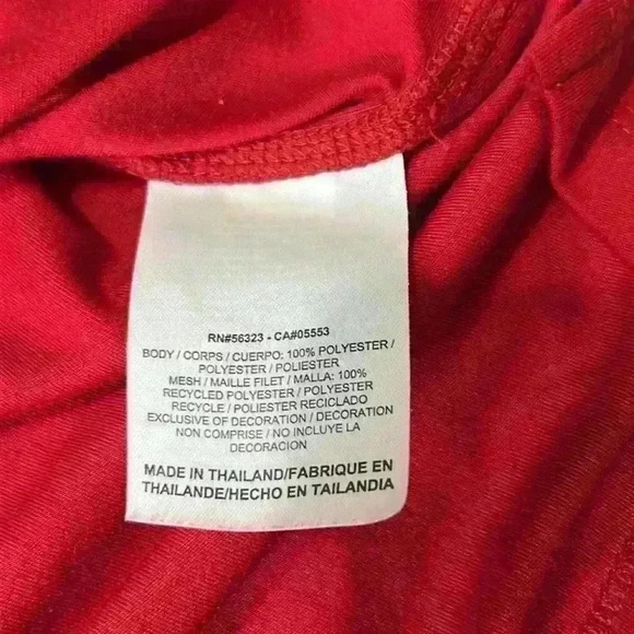 Nike DRI-FIT Running Long Sleeve Red Tech Athletic Shirt. Men’s Size Large - Picture 8 of 9